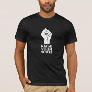 Camiseta Aumente sua voz 1 w