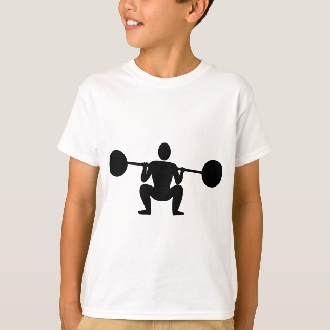 Camiseta Aumento de peso 01 - Preto (Frente)