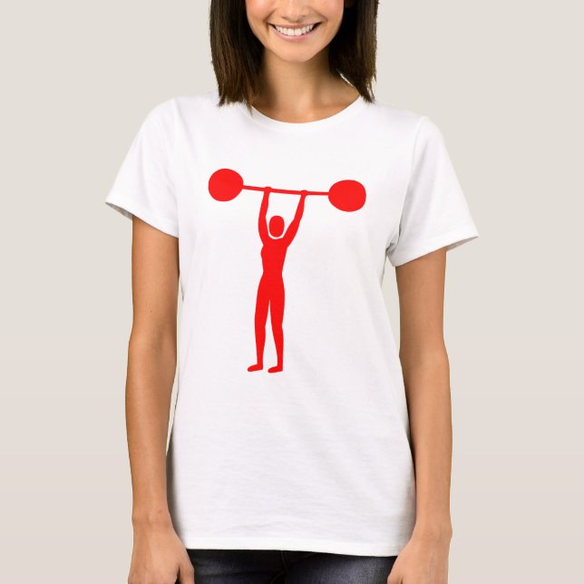 Camiseta Aumento de peso 02 - Vermelho (Frente)