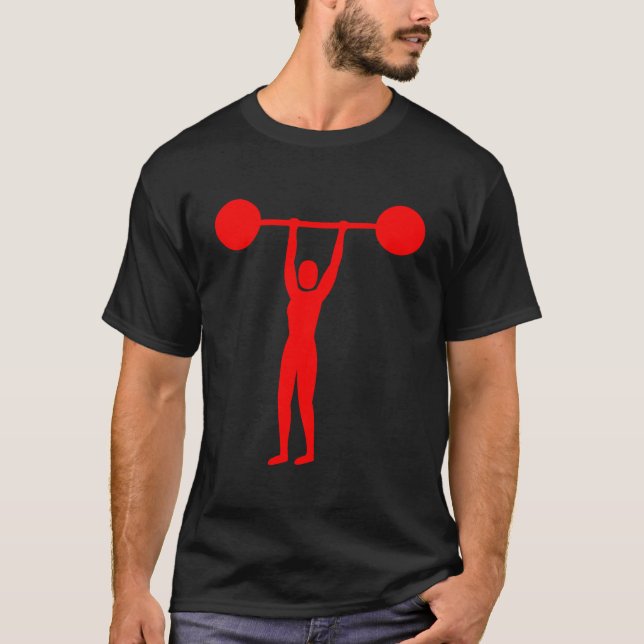 Camiseta Aumento de peso 02 - Vermelho (Frente)