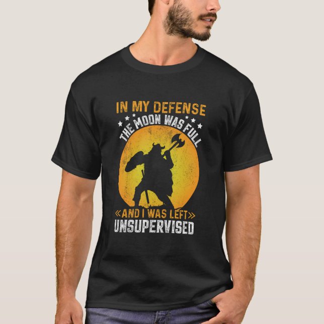 Camiseta Aumento dos Vikings" - Gráfico do Guerreiro Nórdic (Frente)