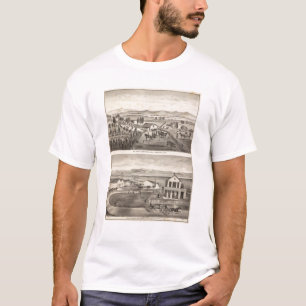 Camiseta Aumentou o res, aquece a aterragem do primavera