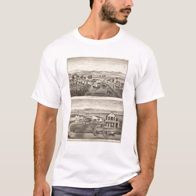 Camiseta Aumentou o res, aquece a aterragem do primavera (Frente)