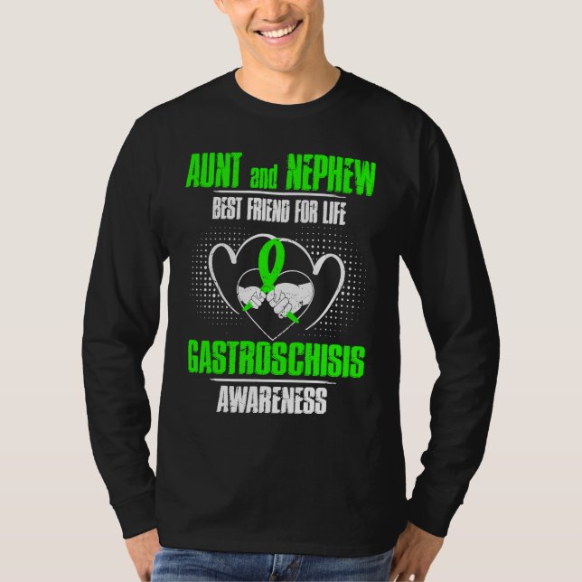 CAMISETA AUNT AND NEPHEW BEST FRIEND OF LIFE GASTROSCHISIS  (Frente)