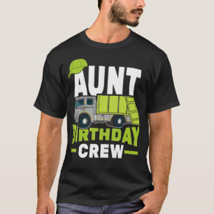 Camiseta Aunt Birthday Crew Garbage christmas market