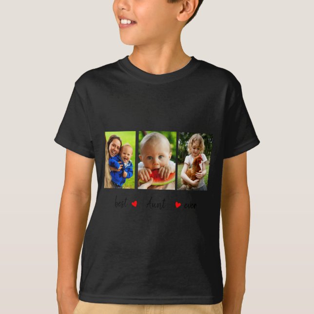 Camiseta Aunt Ever 3 Photo  (Frente)