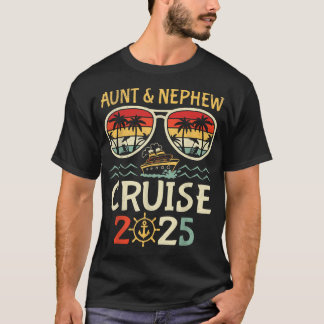Camiseta Aunt Nephew Cruise 2025 Tropical Vacation
