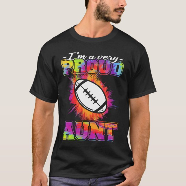 Camiseta Aunt Of A Footballplayer  American Football (Frente)