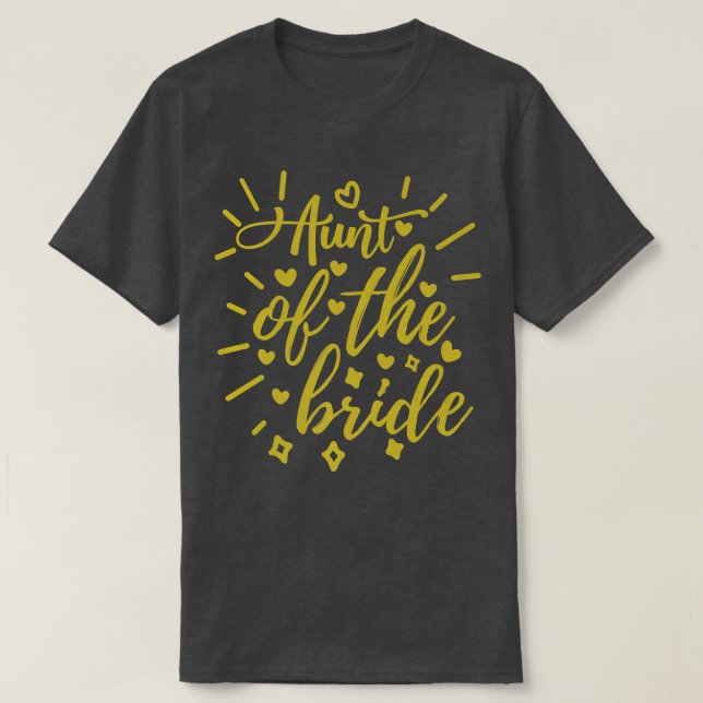 Camiseta Aunt Of The Bride  (Frente do Design)