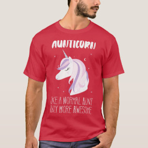 Camiseta Aunticorn Tia Incrível Unicorn