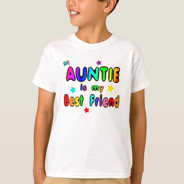 Camiseta Auntie melhor amigo (Frente)