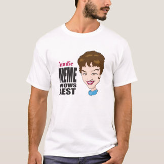 Camiseta Auntie Meme Saber Melhor