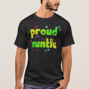 Camiseta Auntie orgulhoso Escuro T