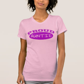 Camiseta Auntie orgulhoso (roxo)