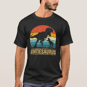 Camiseta Auntiesaurus T Rex Dinossauro Tia Engraçada Mãe