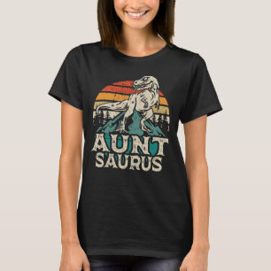 Camiseta Auntsaurus Dinossaur T Rex Tia Saurus Corresponden