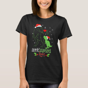 Camiseta Auntsaurus T Rex Dinosaur Aunt Equipe de Papais no