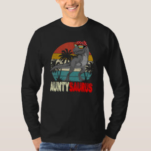 Camiseta Auntysaurus Rex Dinosaur Aunty Saurus Madre