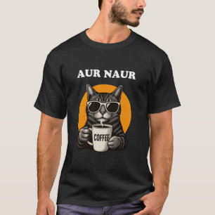 Camiseta AUR Naur Gato Engraçado Oh Não Meme Sotaque Austra