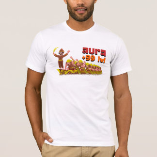 Camiseta aura +99 nível T-Shirt