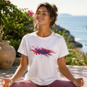 Camiseta AURA   Camiseta Vibe Gradiente Moderna