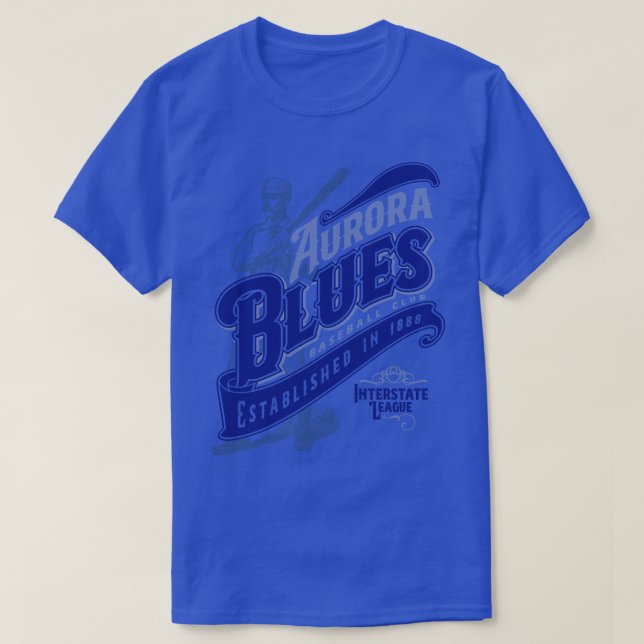 Camiseta Aurora Blues (Frente do Design)