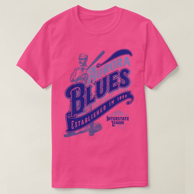 Camiseta Aurora Blues (Frente do Design)