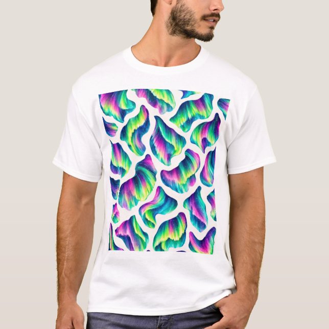 Camiseta Aurora Boreal Luzes do Norte (Frente)