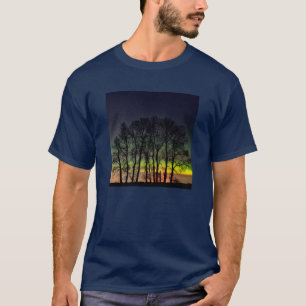 Camiseta Aurora Boreal Manitoba Canadá Grande Pointe