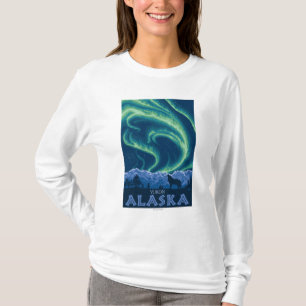 Camiseta Aurora boreal - Yukon, Alaska