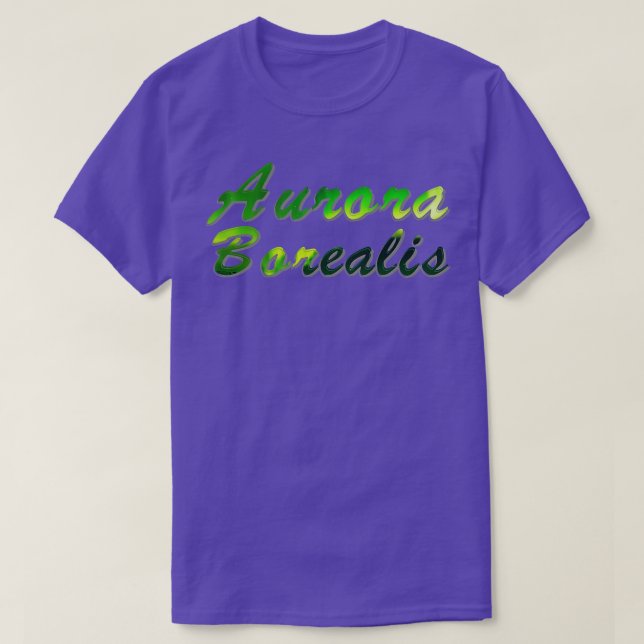 Camiseta Aurora Borealis (Frente do Design)