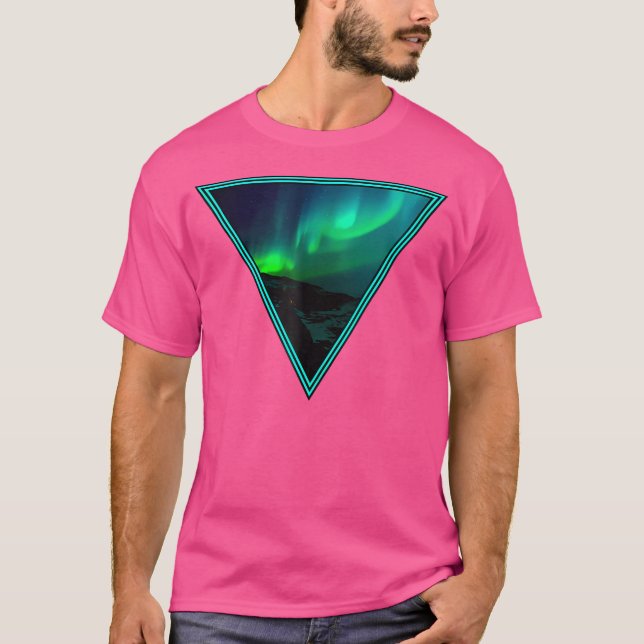 Camiseta Aurora Borealis Norte Acstronomia (Frente)