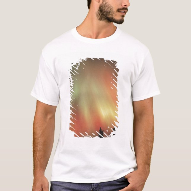 Camiseta Aurora Borealis, Norte Lights, Fairbanks (Frente)