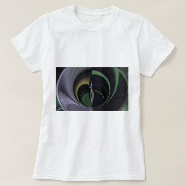 Camiseta Aurora: Caleidoscópio Cósmico (Frente do Design)