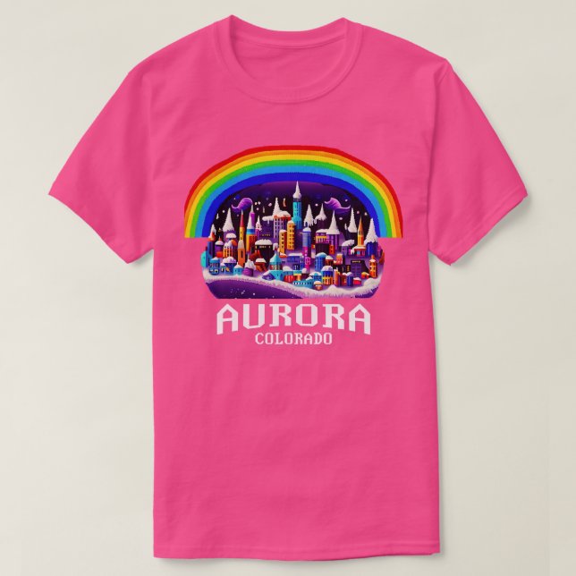 Camiseta Aurora Colorado (Frente do Design)