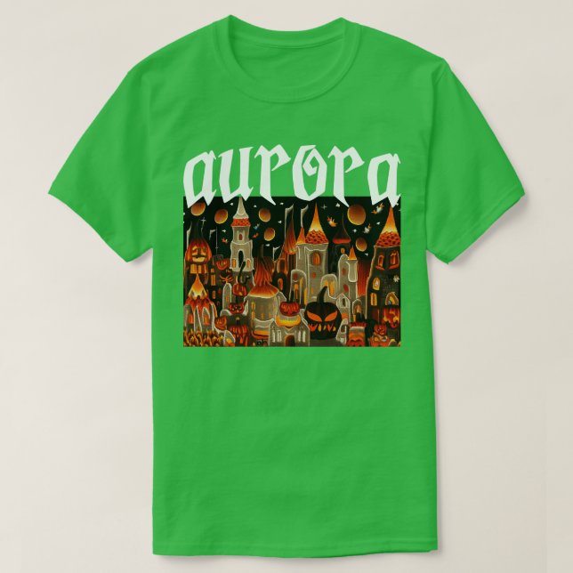 Camiseta Aurora Halloween (Frente do Design)