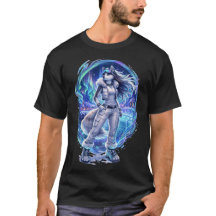 aurora noturna - husky