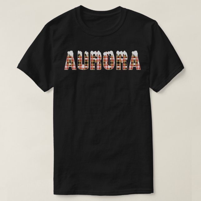 Camiseta Aurora Snow (Frente do Design)