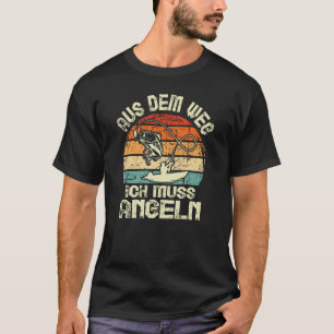 Camiseta Aus Dem Weg Ich Muss Angeling Fish Idea