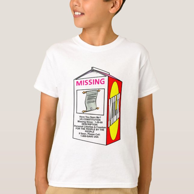 Camiseta Ausente: CONSTITUIÇÃO DOS EUA (Frente)