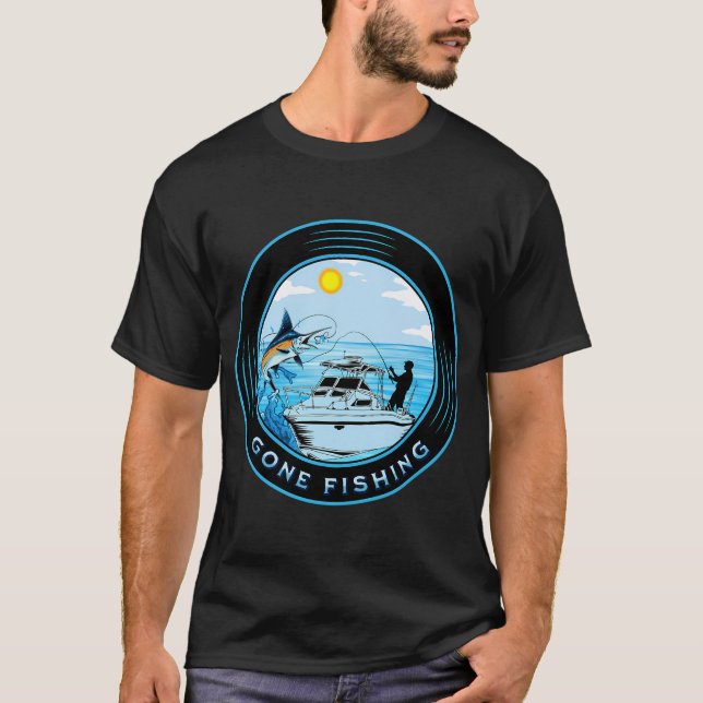 Camiseta Ausente para Pescar (Frente)