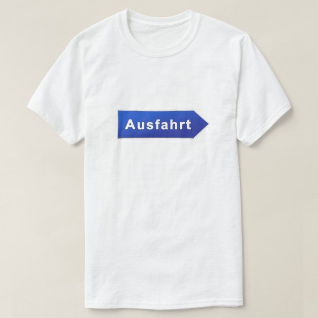Camiseta Ausfahrt (Frente do Design)