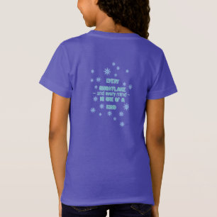 Camiseta Ausome Inverno – Girafa de Floco de Neve Única