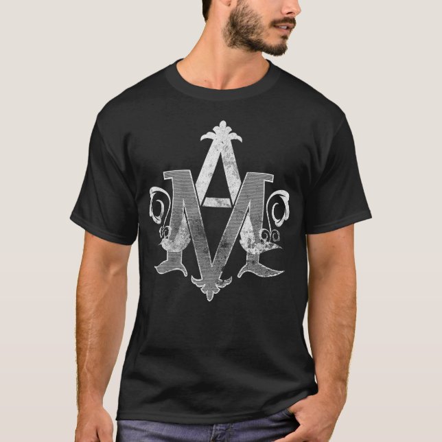 Camiseta Auspice Maria Mary Monogram T-Shirt (Frente)