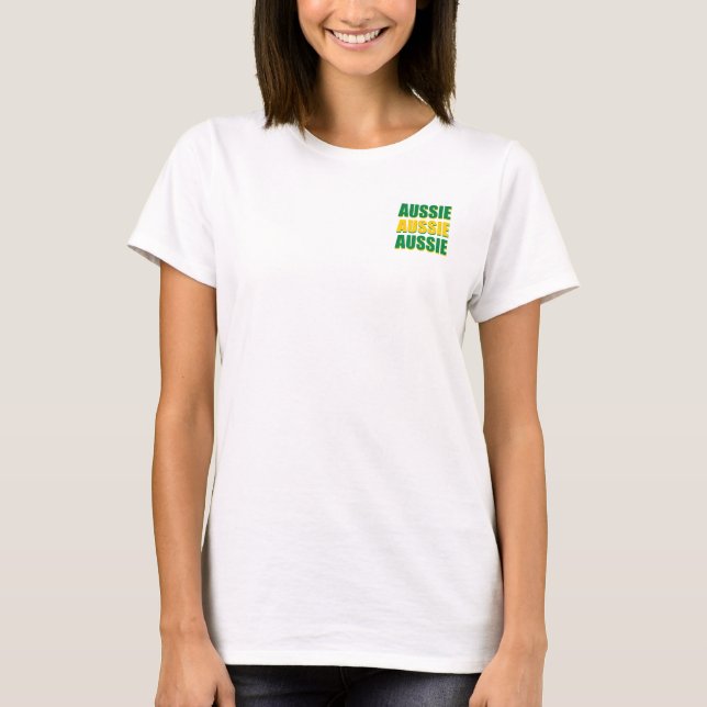 CAMISETA AUSSIE AUSSIE AUSSIE (Frente)