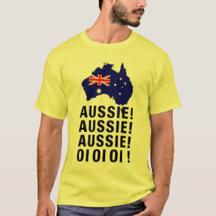 Camiseta Aussie Aussie Aussie Oi Oi