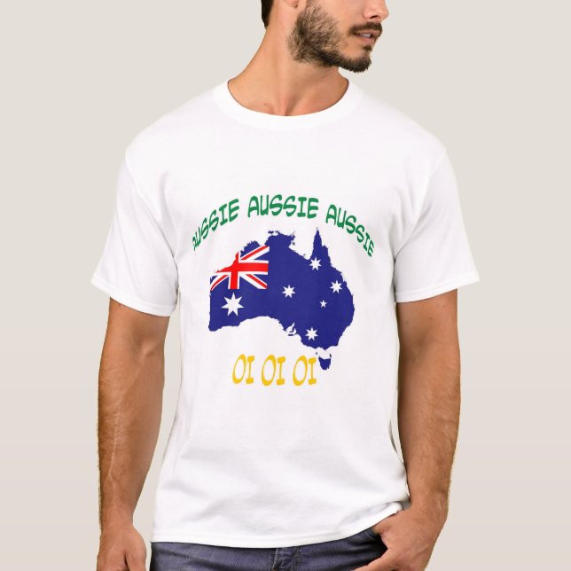 Camiseta Aussie Aussie Aussie ŌOi (Frente)