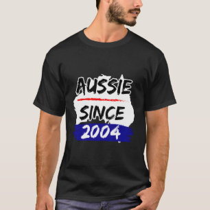 Camiseta Aussie Desde 2004 Mapa Da Austrália