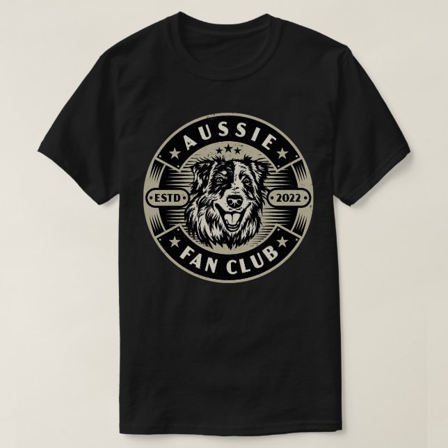 Camiseta Aussie Dog 1 (Frente do Design)