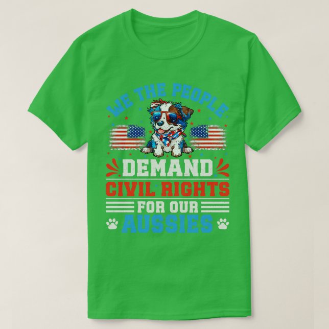 Camiseta Aussie Dog 3 (Frente do Design)